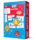 The Book Tree Bright Brain Shapes Puzzle - Learn & Recognise Shapes with 40 Puzzle Pieces – Engaging Activity for Kids Age 3+ - Gift Box by Majestic Book Club