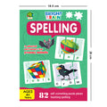 The Book Tree Bright Brain Spellings 82 Piece (20 Sets) Jigsaw Puzzle for Preschoolers, Educational Toy for Learning Space, Gifts for Kids Ages 3 to 6