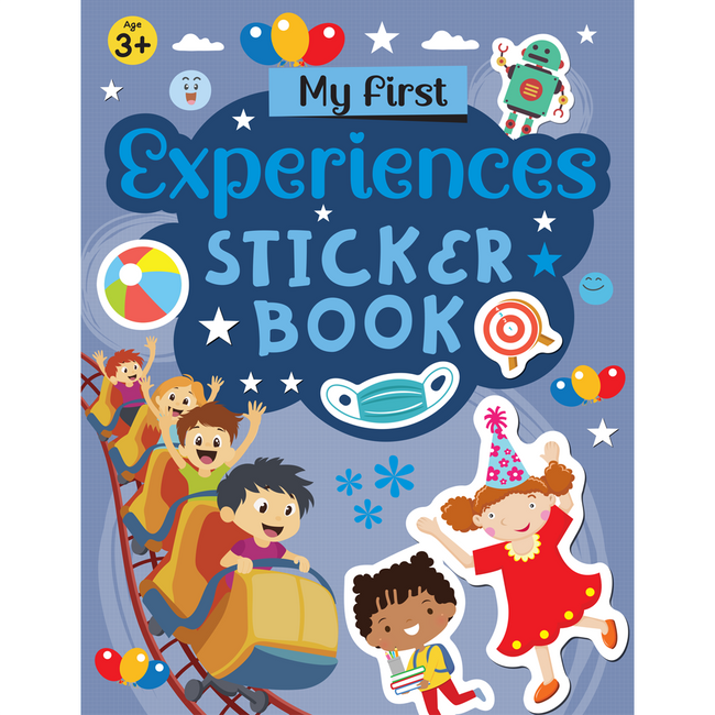 My First Experiences Sticker Book | 16-Page Everyday Adventures Activity & Sticker Book for Kids Ages 3+, Includes 4 Sheets of Stickers | Perfect Gift