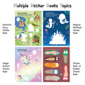 My First Sticker Books - Fashion, Unicorn, Mermaid and Fairy (Set of 4 Books) - Activity Books for Kids with Stickers - Age 3+