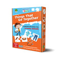 Bright Brain Things That Go Together 60 (30 Sets) Piece Jigsaw Puzzle for Preschoolers, Educational Toy for Learning Matching Pictures with It's Pair, Gifts for Kids Ages 3 to 6