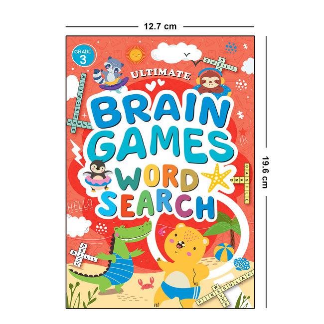 Word Search Grade 3 for Kids (Ages 5+) - Ultimate Brain Games: 120+ Engaging Puzzles to Improve Spelling and Vocabulary