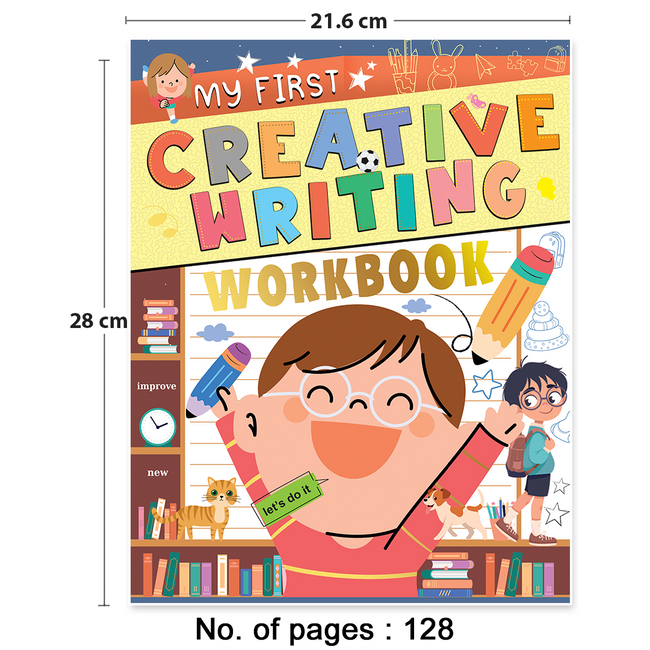 My First Creative Writing Workbook for Kids | Complete English Workbook with Grammar, Vocabulary, Reading & Writing Practice | All-in-One Activity Book for Children Ages 5+
