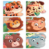 Wild Animals Shaped Board Books I Board Books for Children Age 2+ I Set of 6 Books (12 Pages in each book) I Picture Book for Kids I Beautiful Illustrations I Set 1