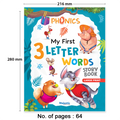 My First Phonics 3-Letter Words Story Books for Kids Age 3+ | Fun Learning with Easy Words | Colourful Illustrations I Simple 3-Letter Words