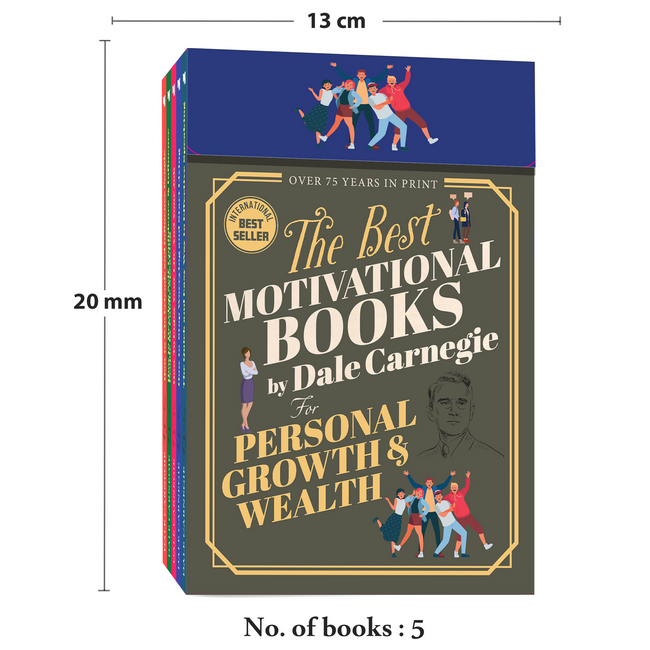 Dale Carnegie Box Set of 5 Books | Best Motivational Gift