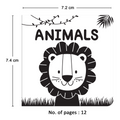 High Contrast Books for Babies & Infants | Box Set of 6 Books | Black & White Educational Books | Visual & Sensory Stimulation