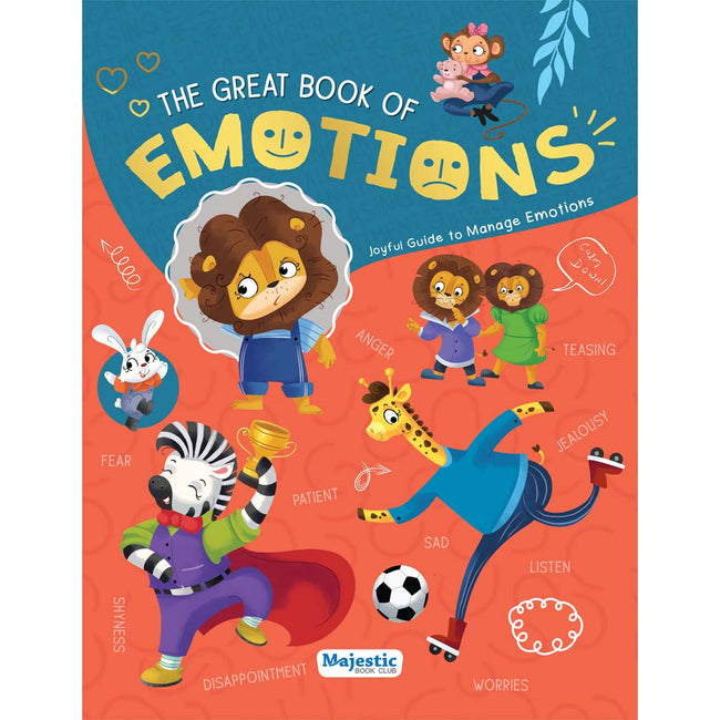 The Great Book of Emotions for Kids Ages 4+ | 10-in-1 Storybook on Feelings, Confidence, and Kindness | Illustrated Story Book | 160 Pages for Emotional Growth
