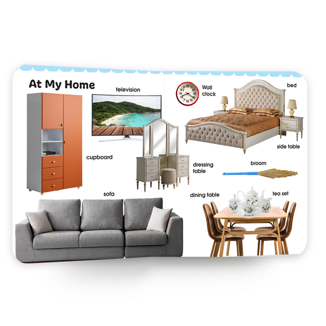 My First Book of Things Around Us | Early Learning Board Book for Kids Ages 2+ | Durable Picture Book | Ideal Gift for Toddlers & Preschoolers