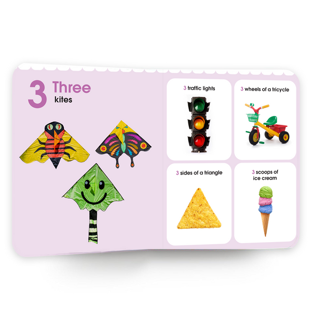 My First Book of Numbers | Early Learning Board Book for Kids Ages 2+ | First Number Picture Book for Toddlers & Preschoolers