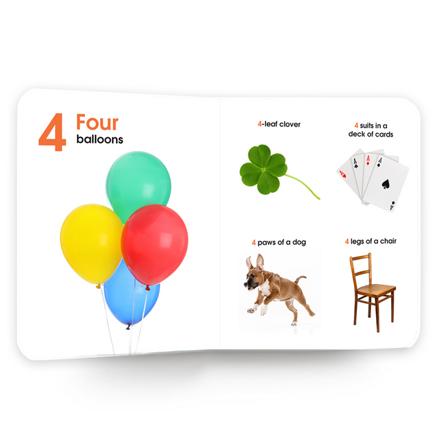 My First Book of Numbers | Early Learning Board Book for Kids Ages 2+ | First Number Picture Book for Toddlers & Preschoolers