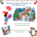 Puzzle Play Christmas Puzzle for Kids I 80 Festive Jigsaw Puzzle Pieces & 1 Storybook I Ideal Christmas Gift for Kids Age 3+ I Perfect Present by Majestic Book Club