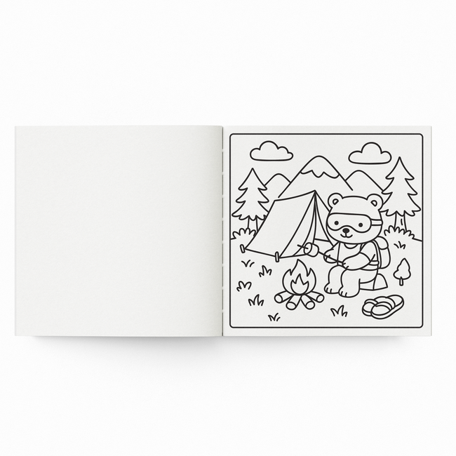 Cute Friends Calm and Comfy Colouring Book | 96 Pages