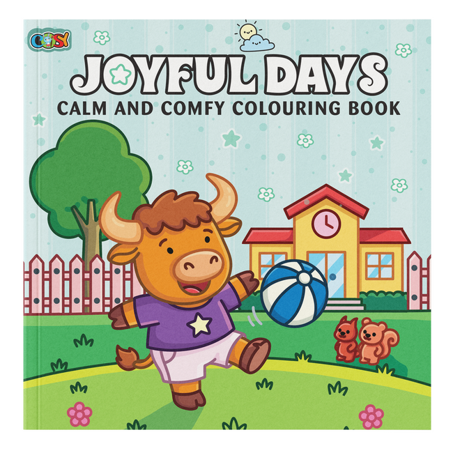 Joyful Days Calm and Comfy Colouring Book | 96 Pages