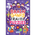 Brain Games – Travel Puzzles | Fun Travel Activity Book for Kids | Puzzles, Mazes, and Logic Games | Boost Thinking & Problem-Solving Skills | Ages 6+