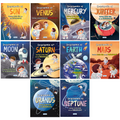 Encyclopedia of Solar System for Kids – 10 Book Set for Early Readers – Fun Space Adventure with Stunning Illustrations – Learn about Planets, Sun, Moon & More