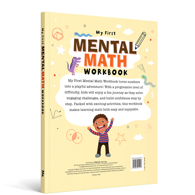 My First Mental Math Workbook for Kids | All-in-One Educational Learning Workbook | Counting, Addition, Subtraction, Multiplication, Division, Time, Money, Measurement & Word Problems | Ages 5+