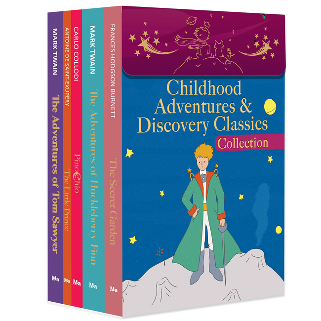 Childhood Adventures and Discovery Classics | Set of 5 Classic Adventures | Unabridged Gift-Ready Book Set for Kids & Adults