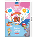 My First 100 Illustrated Flashcards: Sight & Action Words - Immerse young learners in a world of essential sight words and action words, fostering literacy skills and vocabulary development through engaging action and recognition.