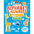 My First Alphabet & Numbers Sticker Book for Kids Ages 3+ | Fun Learning with 16 Activity Pages + 8 Sticker Sheets | 2-in-1 Sticker Book I Fun Preschool Activity Book by Majestic Book Club