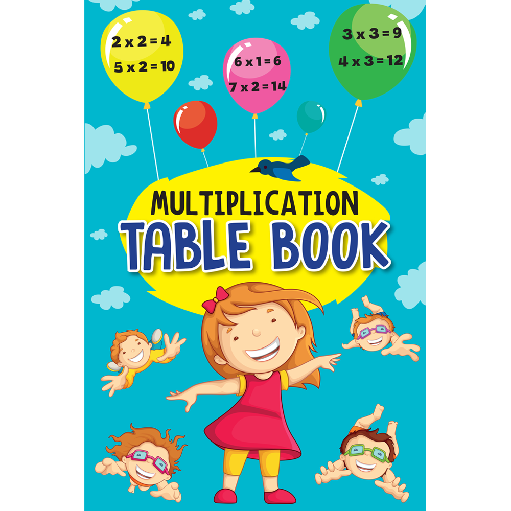 Multiplication Table Book for Kids | 48 Pages of Easy Math Fun | Count