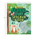 My First Forest Fun Sticker Book | Wildlife & Animal Habitats Activity Book for Kids Ages 3+, Includes 4 Sheets of Stickers