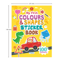 My First Colours & Shapes Sticker Book for Kids Ages 3+ | Fun Learning with 16 Pages + 8 Sticker Sheets |  2-in-1 Sticker Book | Fun Preschool Activity Book by Majestic Book Club