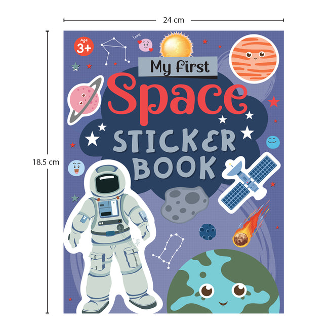 My First Sticker Books - Forest Fun, Space, Experiences and Festivals (Set of 4 Books) - Activity Books for Kids with Stickers - Age 3+