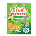 My First Animals Sticker Book for Kids Ages 3+ | Learn About Animals with 16 Pages + 8 Sticker Sheets | Educational & Engaging I Fun Preschool Activity Book by Majestic Book Club