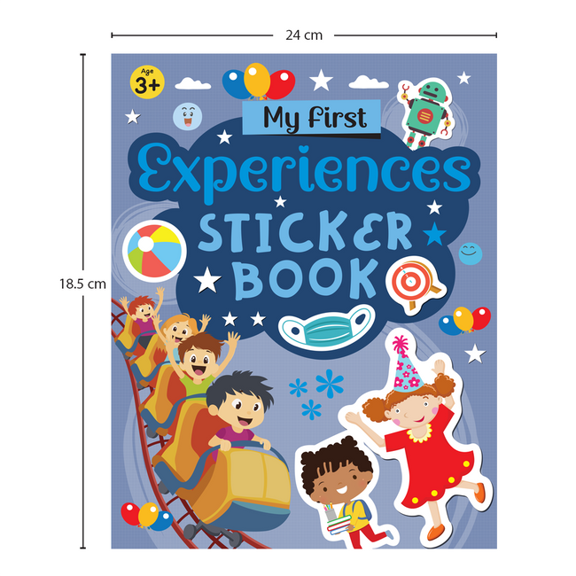 My First Experiences Sticker Book | 16-Page Everyday Adventures Activity & Sticker Book for Kids Ages 3+, Includes 4 Sheets of Stickers | Perfect Gift