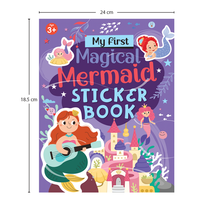 My First Magical Mermaid Sticker Book | Mermaid Ocean Adventure Activity Book for Kids Ages 3+, Includes 4 Sheets of Stickers