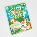 Jungle Animals Dotted Fun Sticker Book for Kids Age 2+ I 800+ Dotted Stickers I 16 Pages + 4 Sticker Sheets I Fun Preschool Activity Book By Majestic Book Club