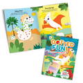 Dinosaurs Dotted Fun Sticker Book for Kids Age 2+ I 800+ Dotted Stickers I 16 Pages + 4 Sticker Sheets I Fun Preschool Activity Book By Majestic Book Club