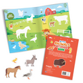 My First Animals Sticker Book for Kids Ages 3+ | Learn About Animals with 16 Pages + 8 Sticker Sheets | Educational & Engaging I Fun Preschool Activity Book by Majestic Book Club