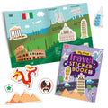 My First Travel Sticker Book | 16-Page World Landmarks & Countries Activity & Sticker Book for Kids Ages 3+, Includes 4 Sheets of Stickers