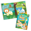 Jungle Animals Dotted Fun Sticker Book for Kids Age 2+ I 800+ Dotted Stickers I 16 Pages + 4 Sticker Sheets I Fun Preschool Activity Book By Majestic Book Club