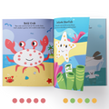 Sea Animals Dotted Fun Sticker Book for Kids Age 2+ I 800+ Dotted Stickers I 16 Pages + 4 Sticker Sheets I Fun Preschool Activity Book By Majestic Book Club