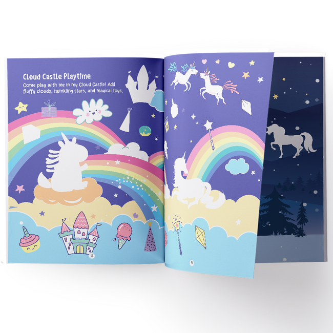 My First Unique Unicorn Sticker Book | Magical Unicorn Activity Book for Kids Ages 3+, Includes 4 Sheets of Stickers