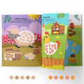 Farm Animals Dotted Fun Sticker Book for Kids Age 2+ I 800+ Dotted Stickers I 16 Pages + 4 Sticker Sheets I Fun Preschool Activity Book By Majestic Book Club