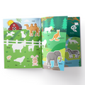 My First Animals Sticker Book for Kids Ages 3+ | Learn About Animals with 16 Pages + 8 Sticker Sheets | Educational & Engaging I Fun Preschool Activity Book by Majestic Book Club