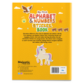 My First Alphabet & Numbers Sticker Book for Kids Ages 3+ | Fun Learning with 16 Activity Pages + 8 Sticker Sheets | 2-in-1 Sticker Book I Fun Preschool Activity Book by Majestic Book Club