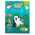 Jungle Animals Dotted Fun Sticker Book for Kids Age 2+ I 800+ Dotted Stickers I 16 Pages + 4 Sticker Sheets I Fun Preschool Activity Book By Majestic Book Club