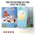 Sea Animals Dotted Fun Sticker Book for Kids Age 2+ I 800+ Dotted Stickers I 16 Pages + 4 Sticker Sheets I Fun Preschool Activity Book By Majestic Book Club