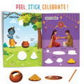 My First Sticker Book of Festivals | World Festivals & Celebrations Activity Book for Kids Ages 3+, Includes 4 Sheets of Stickers