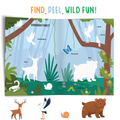 My First Forest Fun Sticker Book | Wildlife & Animal Habitats Activity Book for Kids Ages 3+, Includes 4 Sheets of Stickers