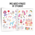 My First Unique Unicorn Sticker Book | Magical Unicorn Activity Book for Kids Ages 3+, Includes 4 Sheets of Stickers