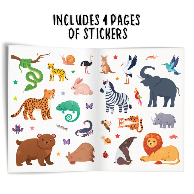 My First Forest Fun Sticker Book | Wildlife & Animal Habitats Activity Book for Kids Ages 3+, Includes 4 Sheets of Stickers