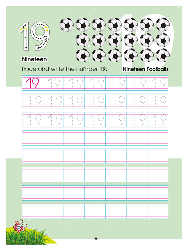 Number Writing Book
