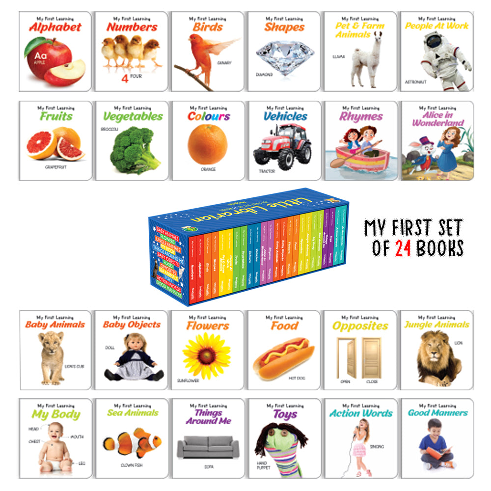My First Learning Little Librarian: Boxset of 24 Best Board Books for