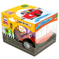 My first Little Librarian: Book Truck of 8 Best Board Books for Kids parked in a Truck